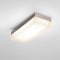Dweled Dice 14in LED Rectangular Flush Mount 3000K in Brushed Nickel FM-40 - alternate 3